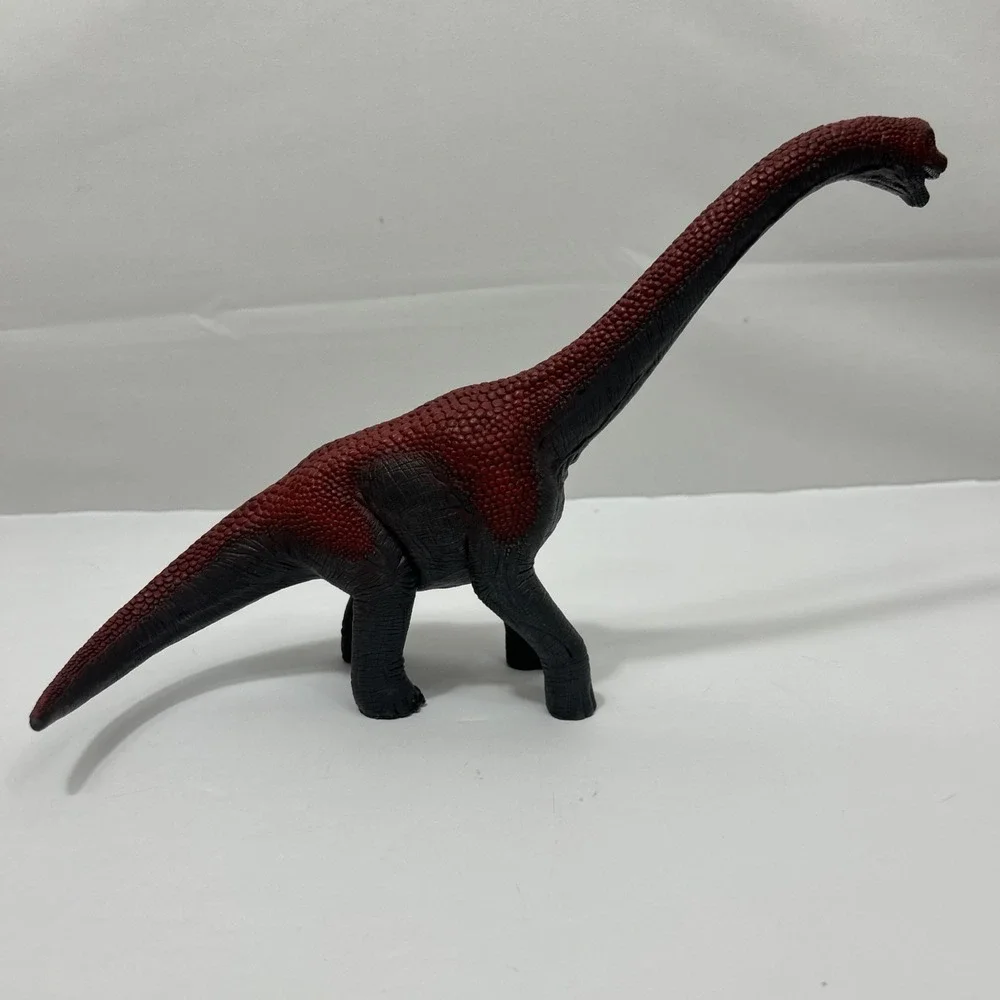 Schleich Brachiosaurus Figure Red Gray Dinosaur Figurine 2015 Realistic Figurine